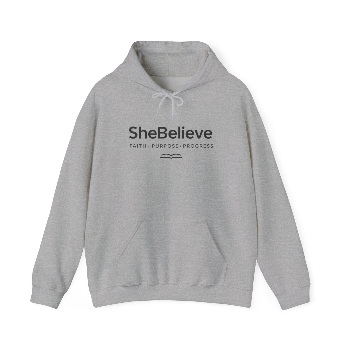 SheBelieve Co. Hoodie | Faith x Purpose Christian Apparel