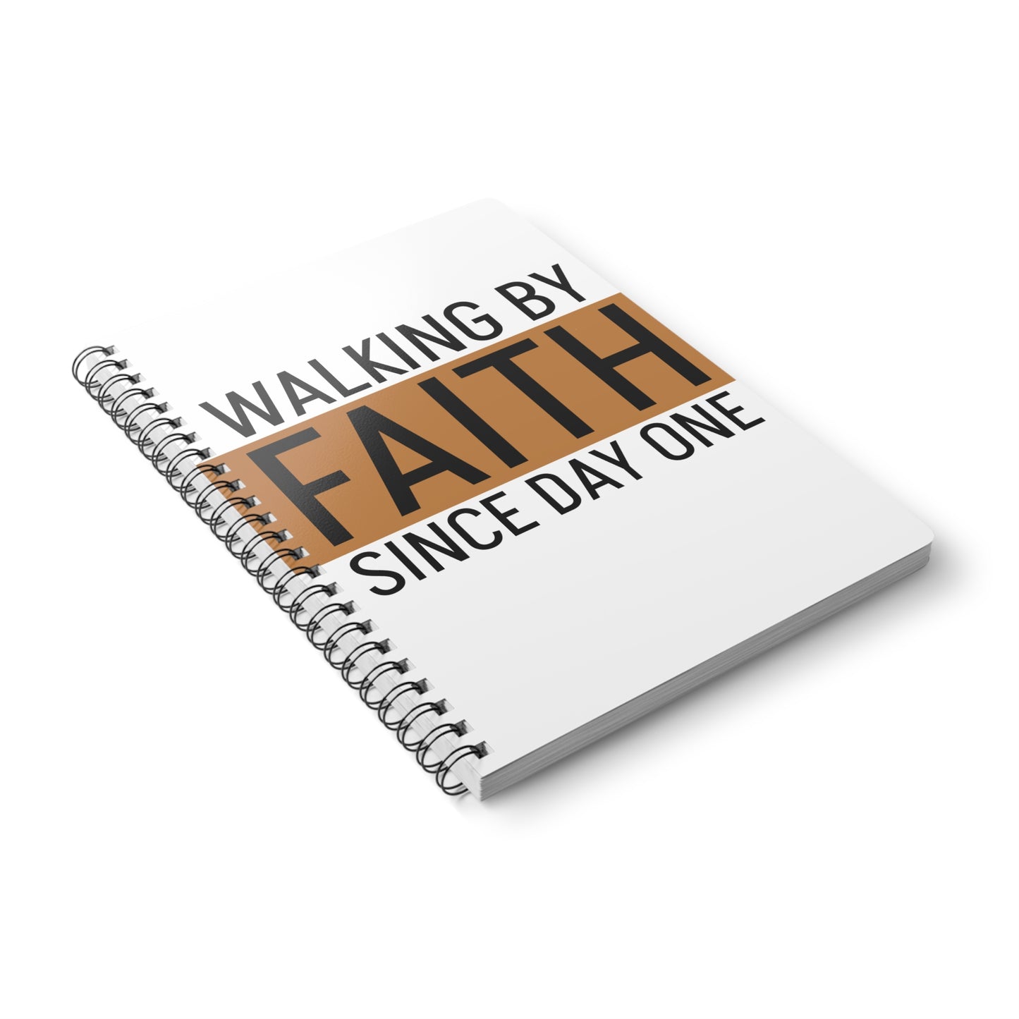 Notebook | Walking by Faith Journal - White