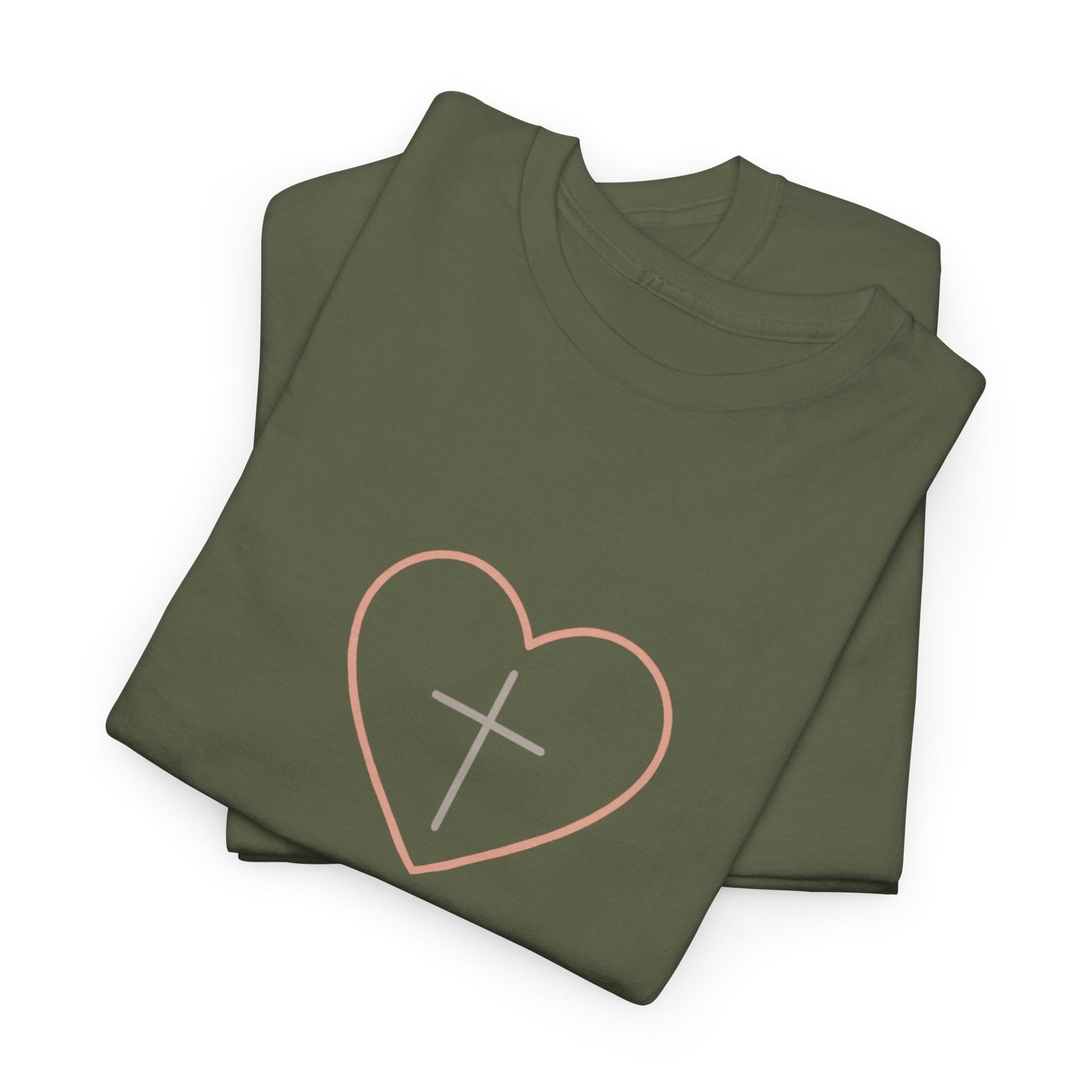 Heart of Faith Tee – Cross Within T-Shirt