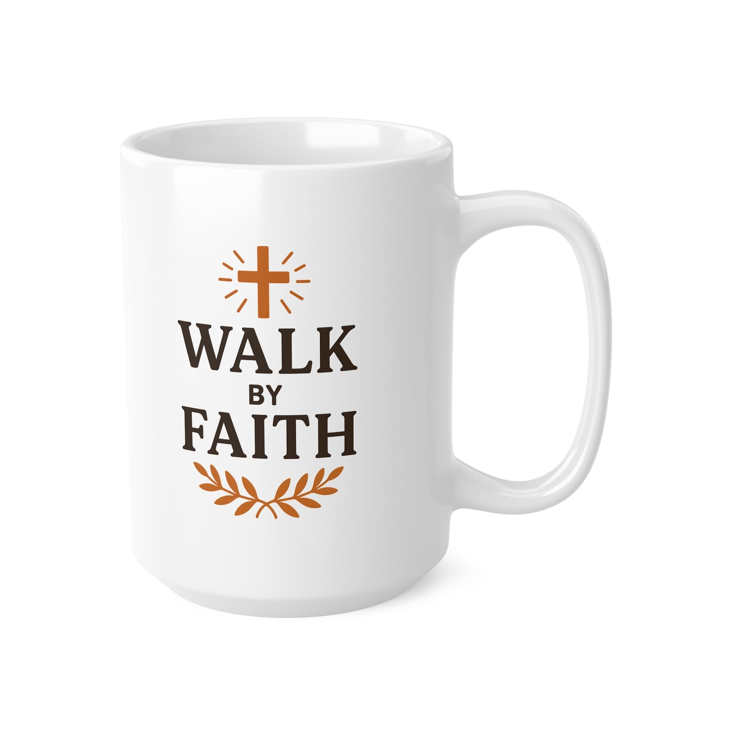 Walk by Faith Christian Coffee Mug