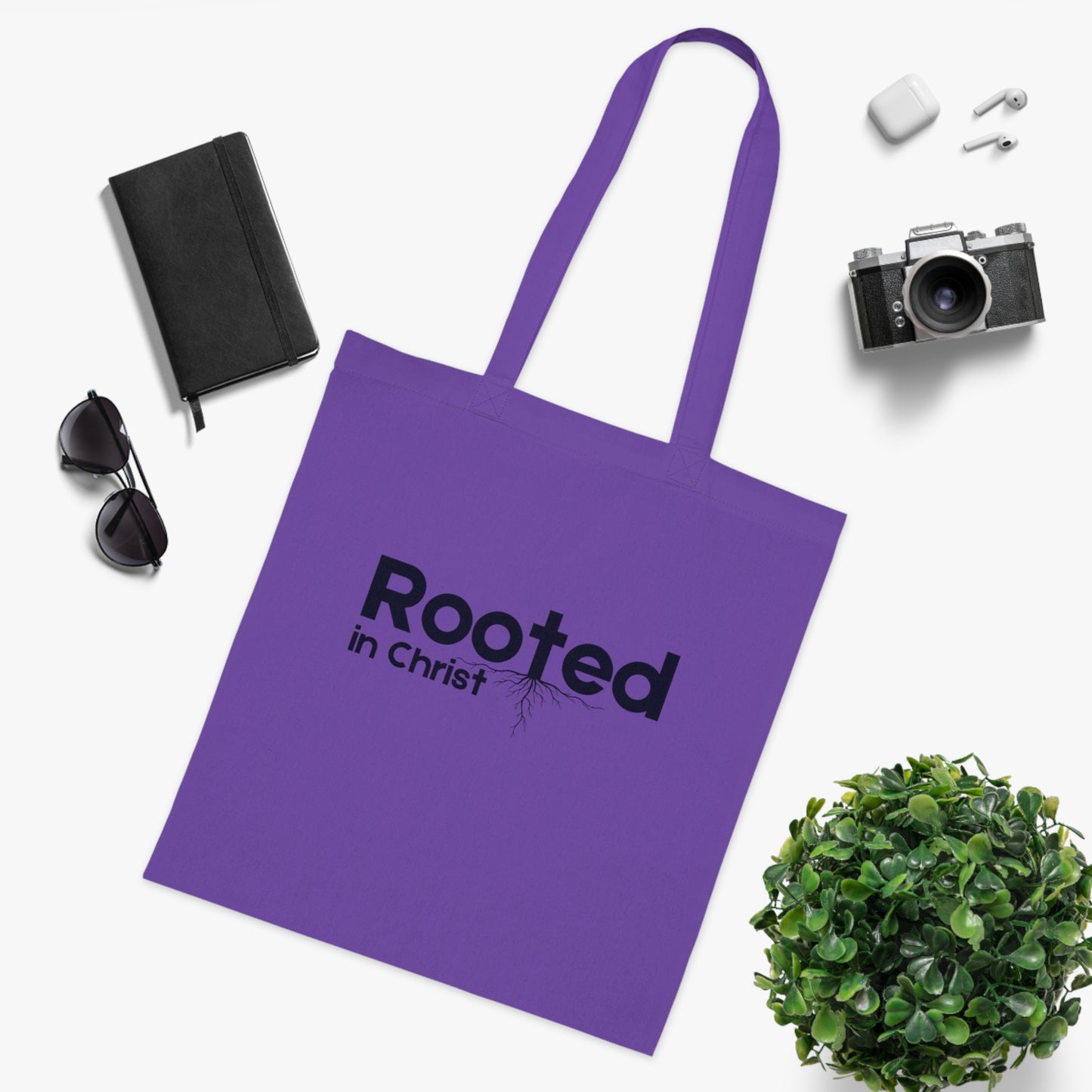 Christian Totebag Rooted In Christ