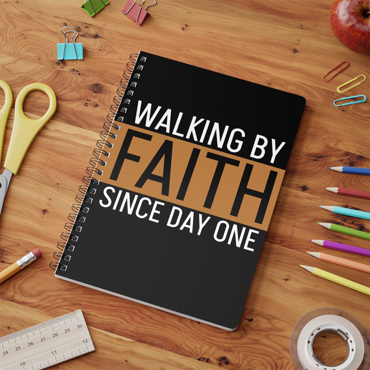 Notebook | Walking by Faith Journal - Black