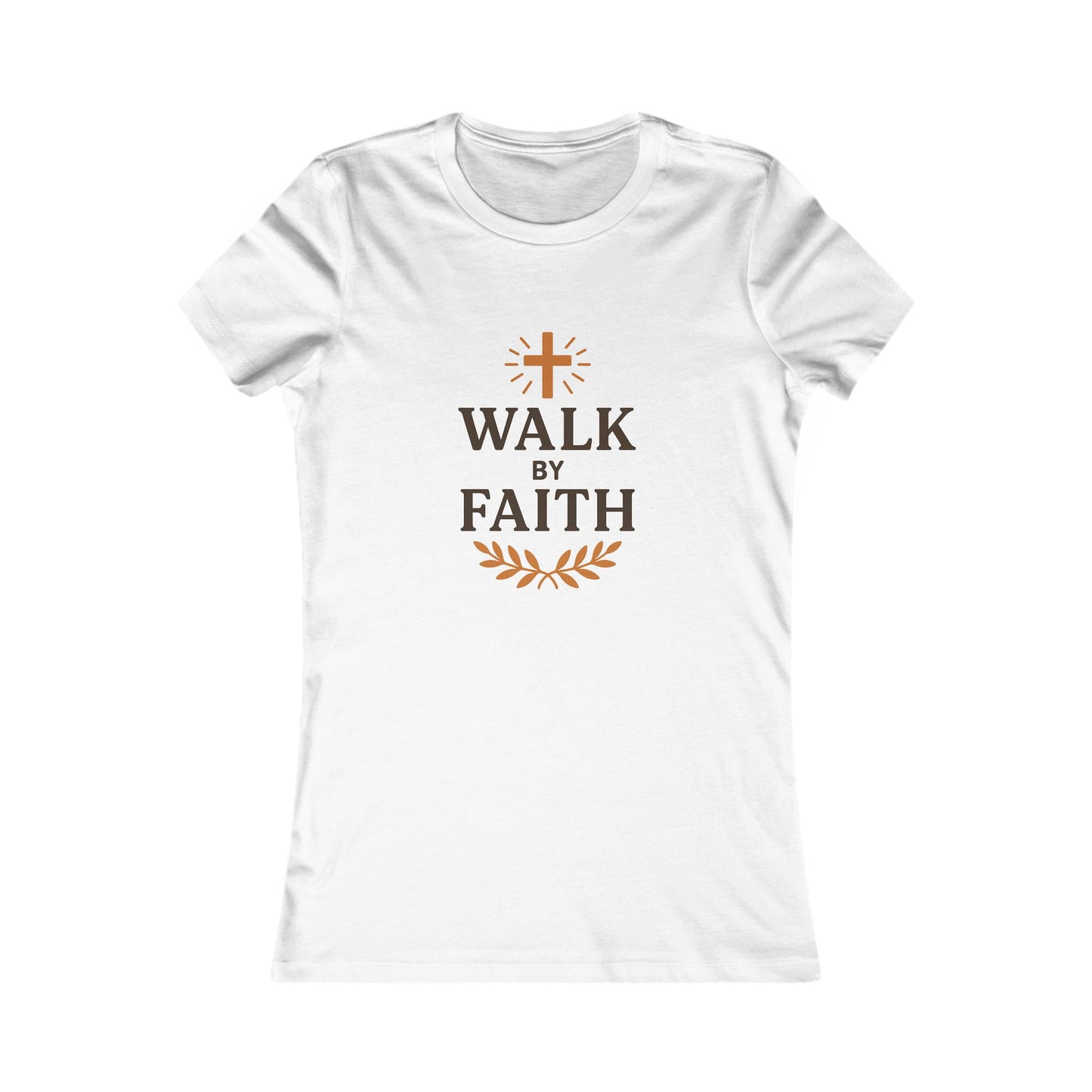 Walk by Faith Slim Fit T-Shirt - White