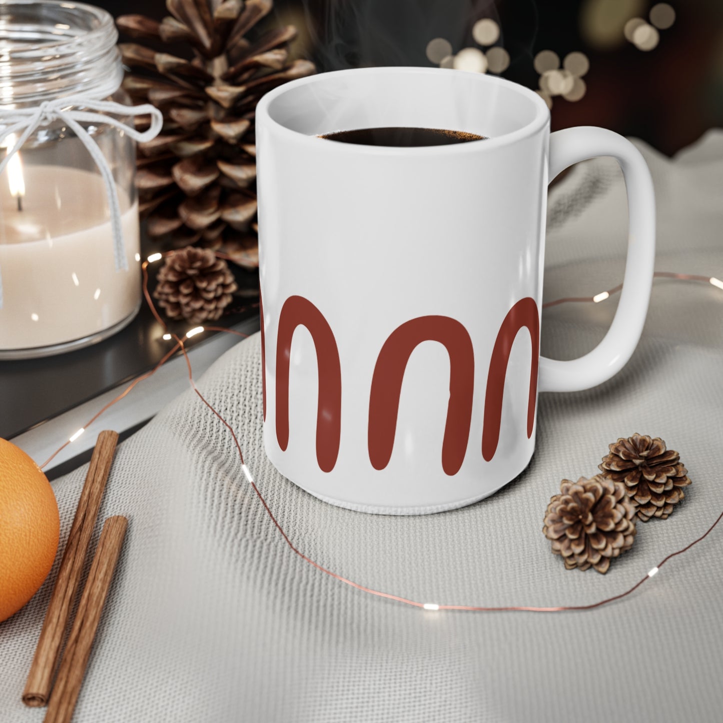 Arch Shape design White Coffee Mug
