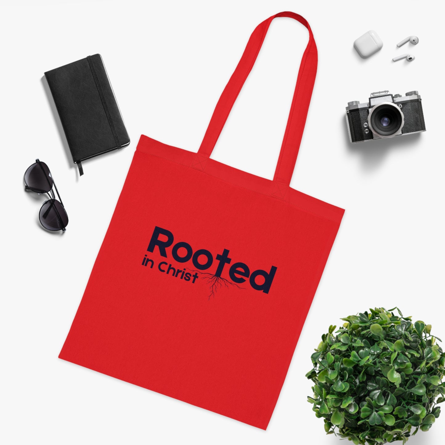Christian Totebag Rooted In Christ