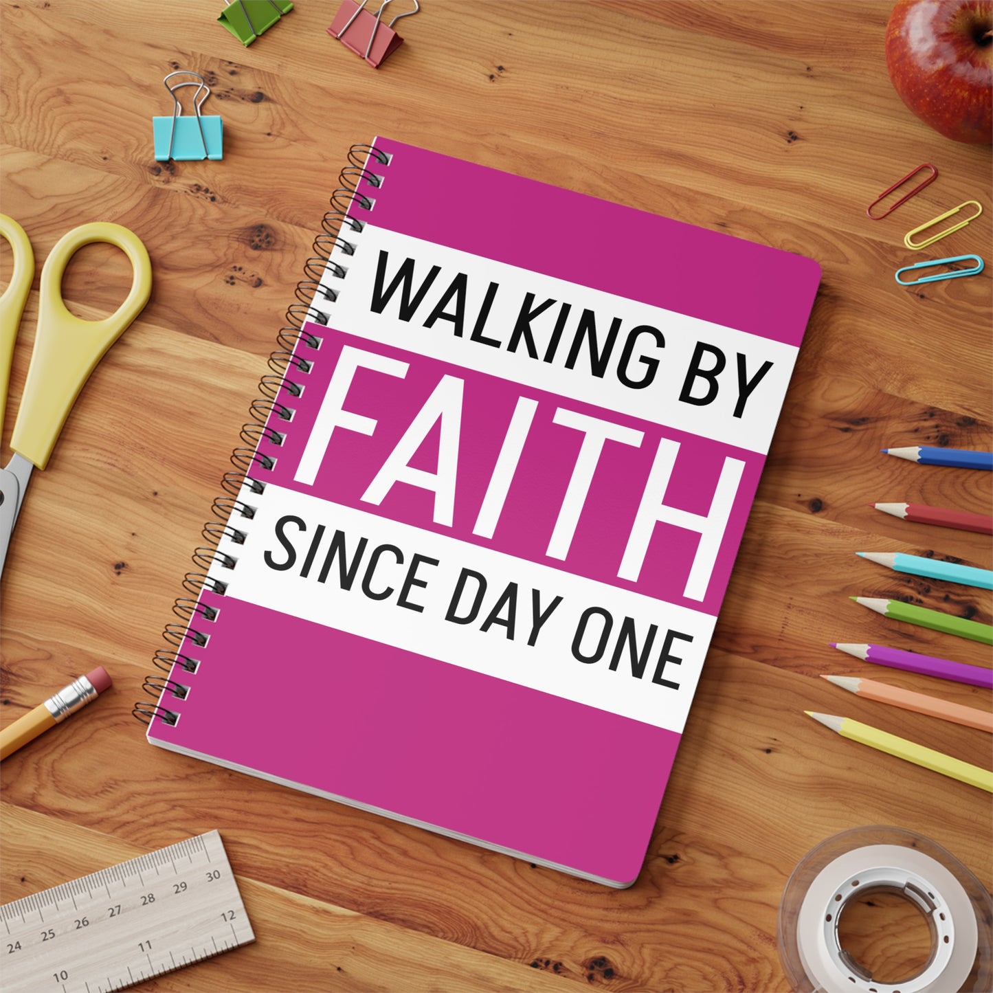 Notebook | Walking by Faith Journal - Pink