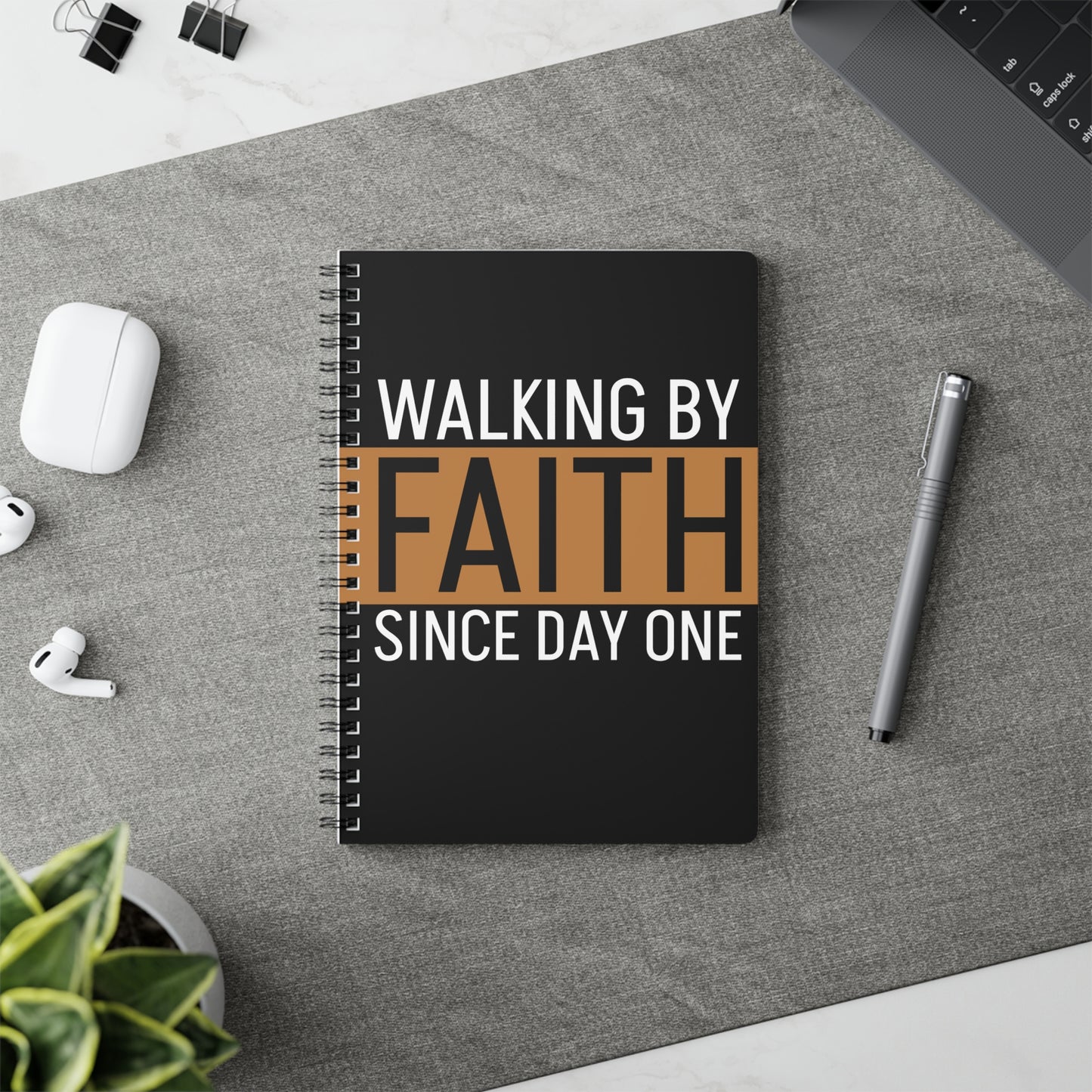 Notebook | Walking by Faith Journal - Black