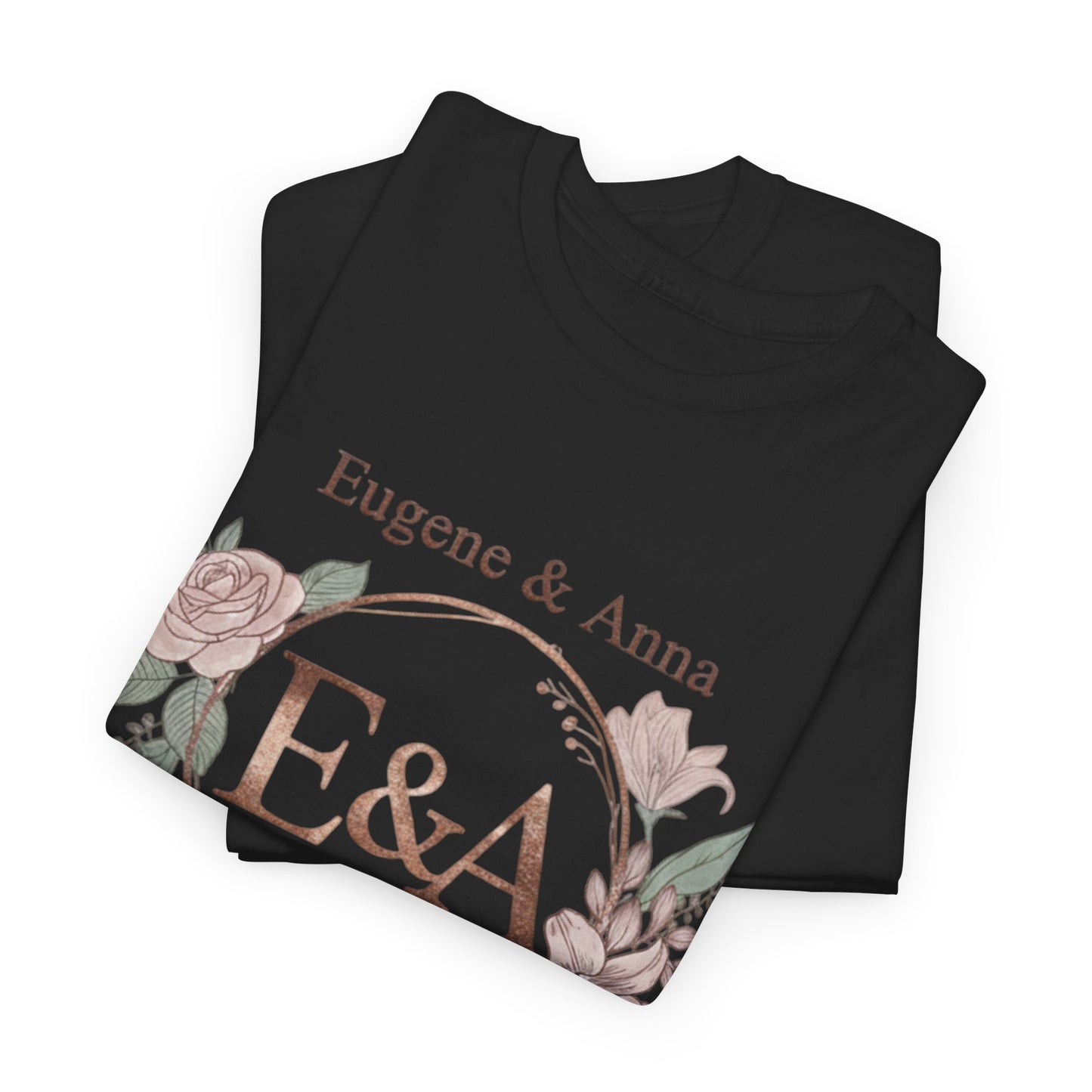 Personalized Monogram Love Blooms in 2025 T-Shirt