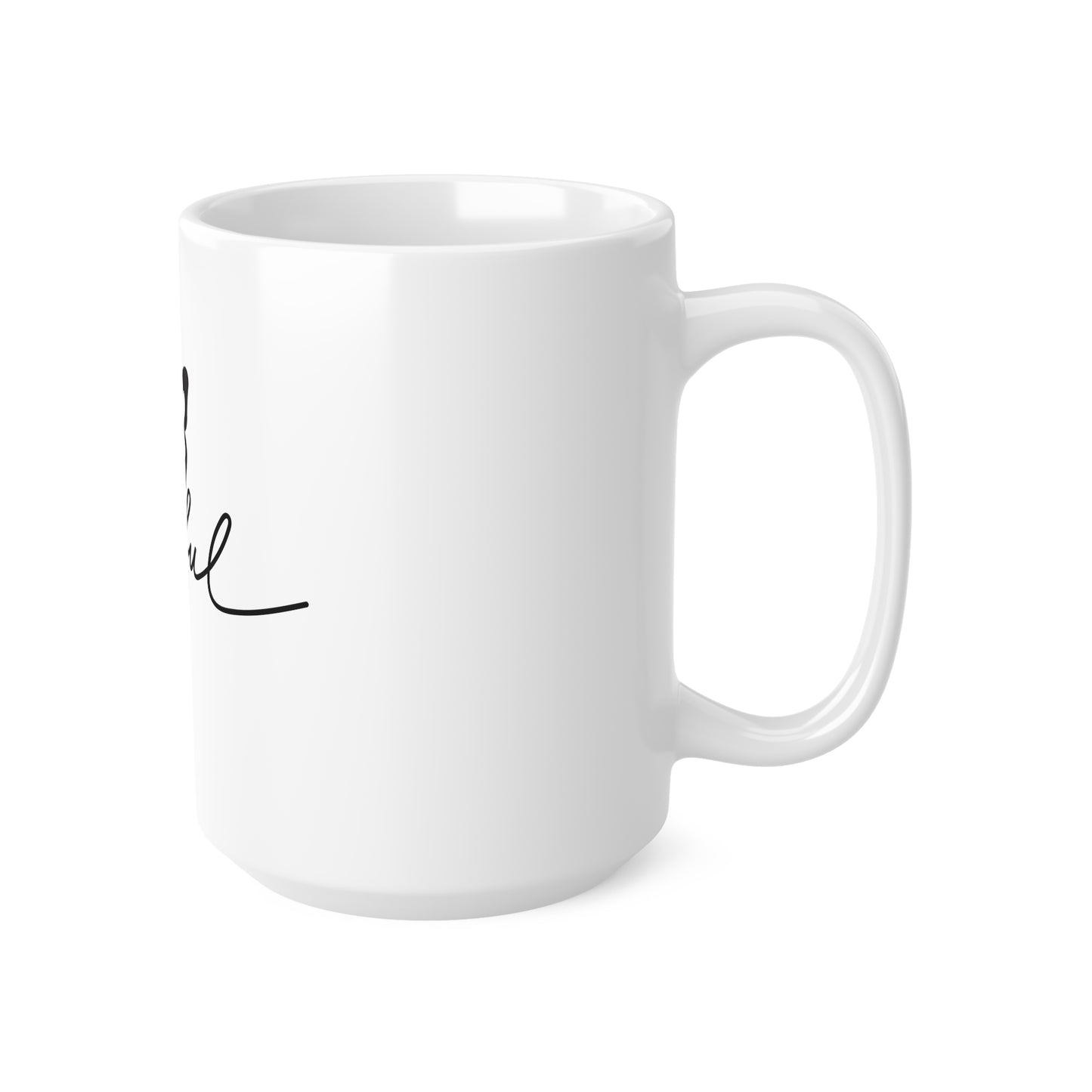 Joyful Ceramic Coffee Cups - 11oz & 15oz, Mug