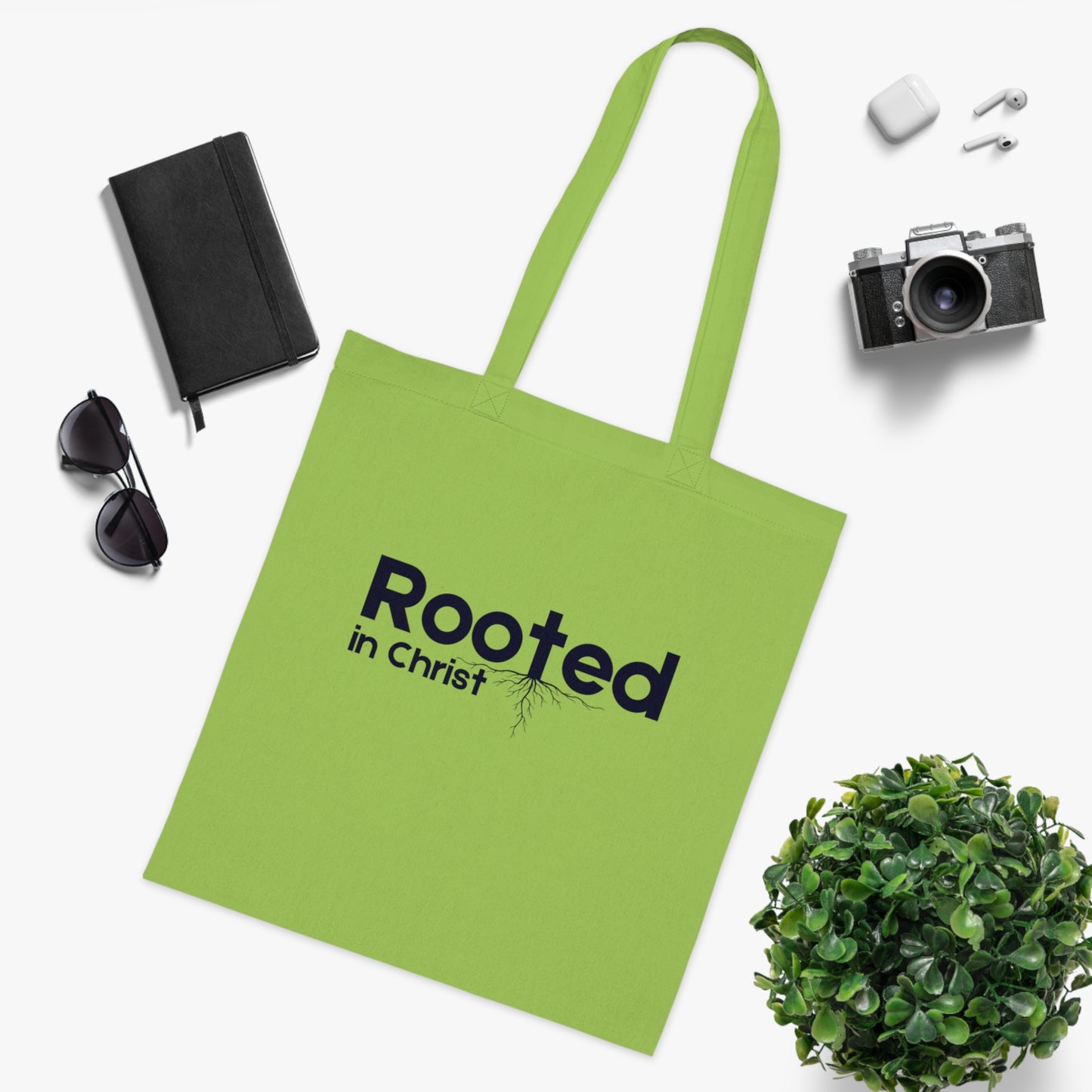Christian Totebag Rooted In Christ