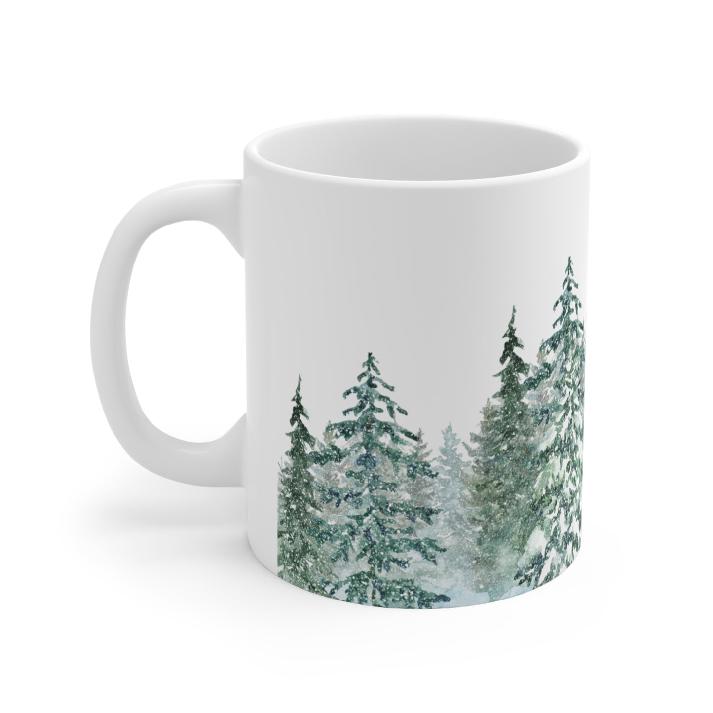 Winter forest Christmas Mug - 11oz 15oz