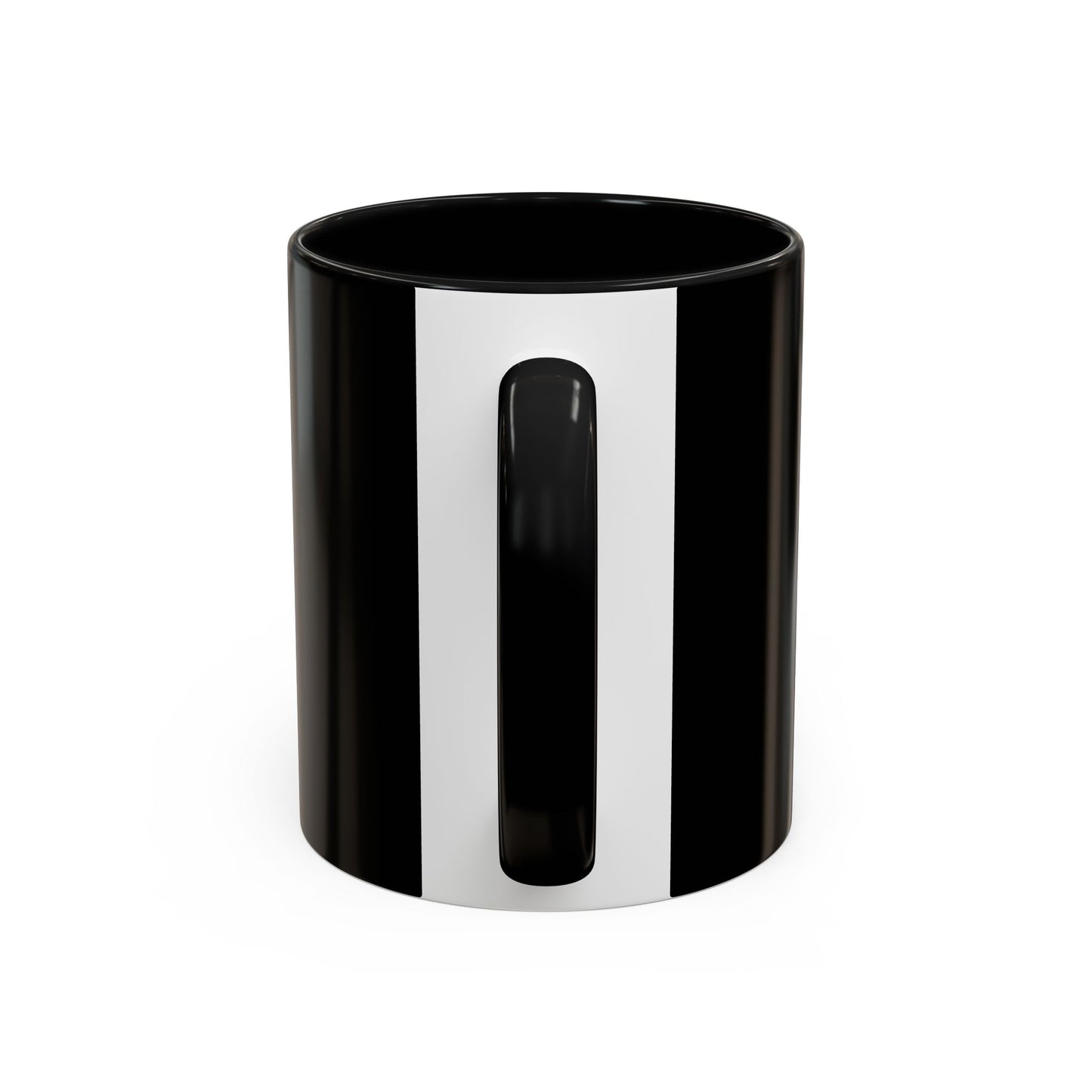 Walking by Faith Since Day One - Accent Coffee Mug,  Black