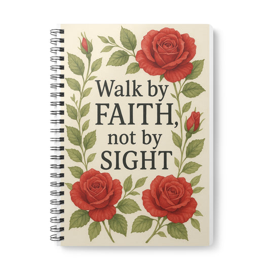 Walk by Faith not by Sight Journal Notebook