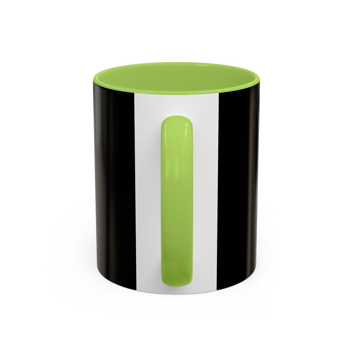 Walking by Faith Since Day One - Accent Coffee Mug,  Black