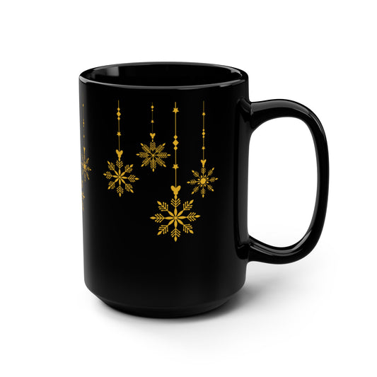 Gold Hanging Christmas Mug 15oz
