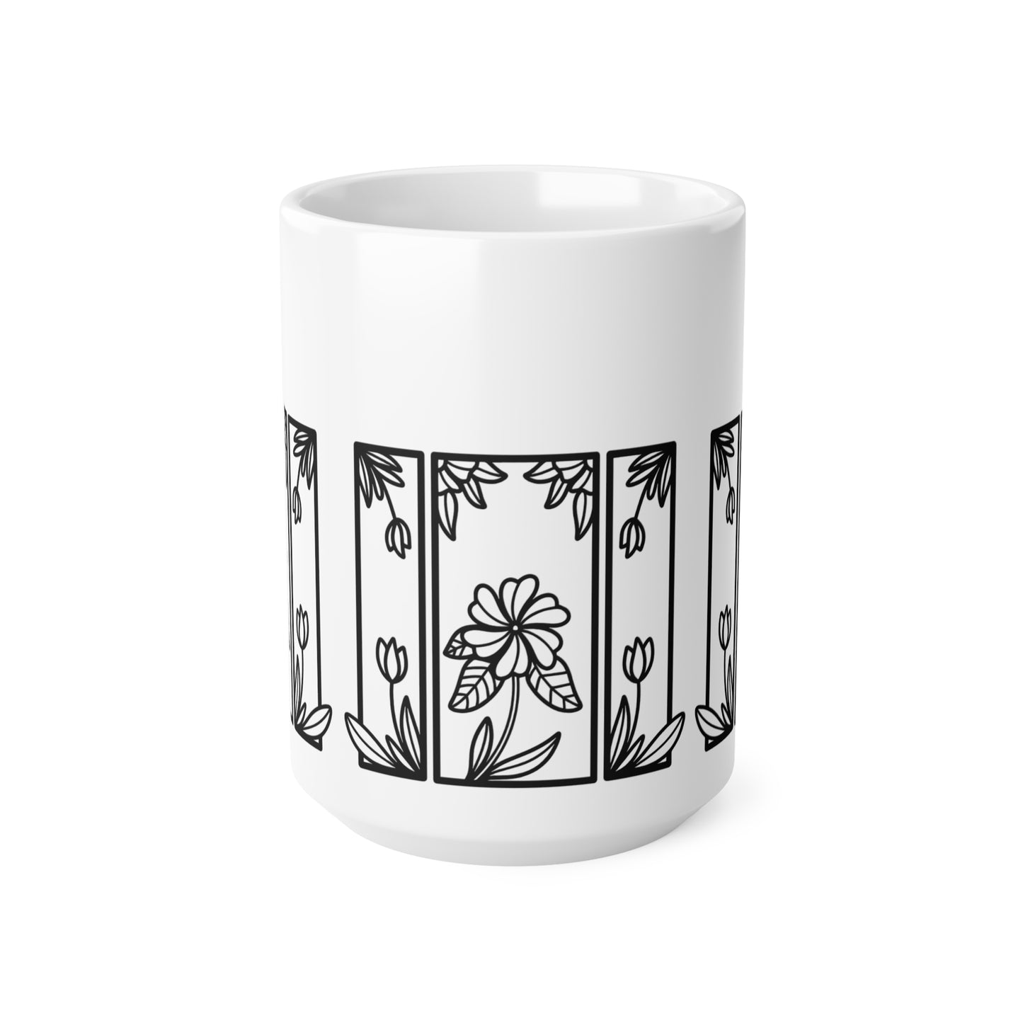 Floral - Botanical Floral Ceramic Coffee Mug