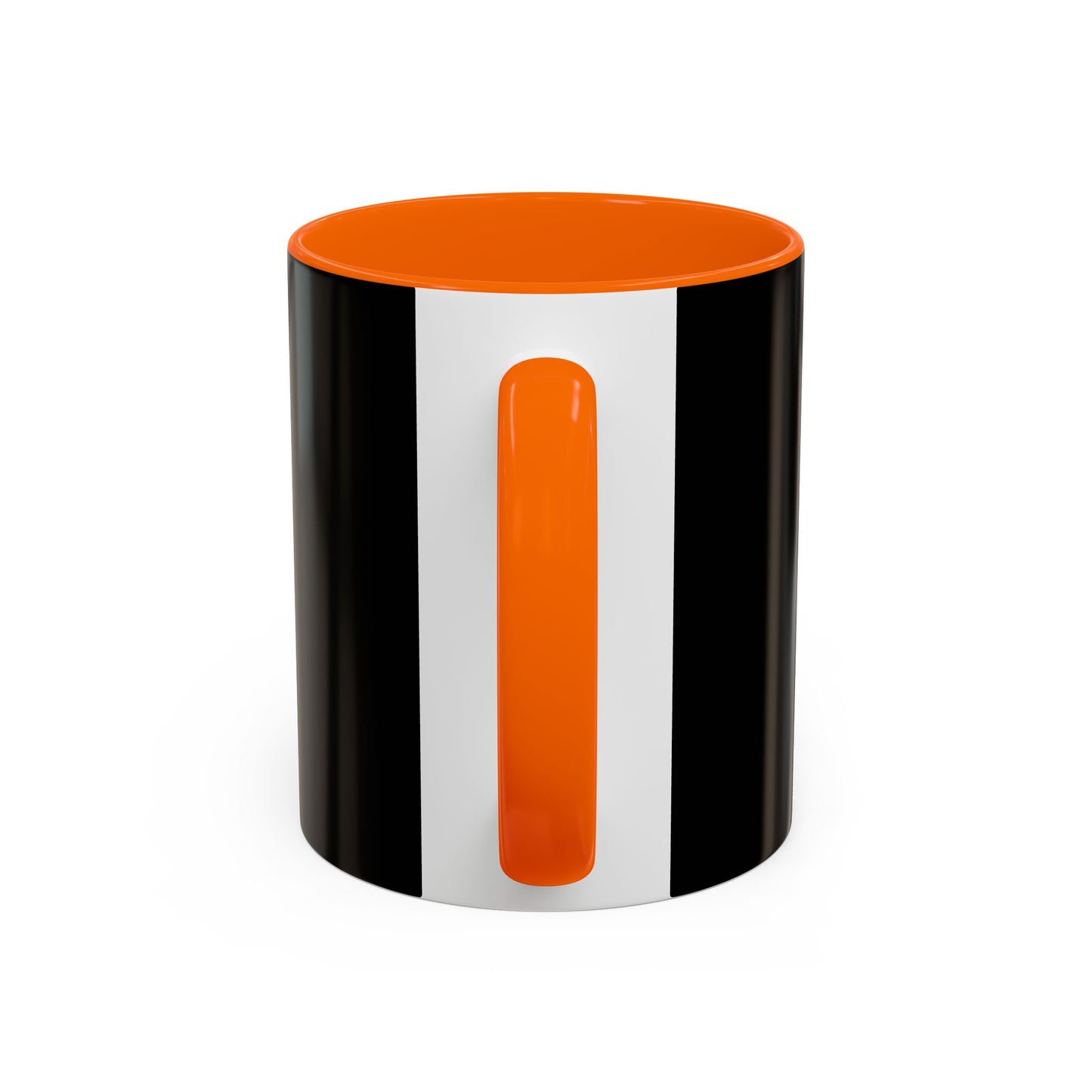 Walking by Faith Since Day One - Accent Coffee Mug,  Black