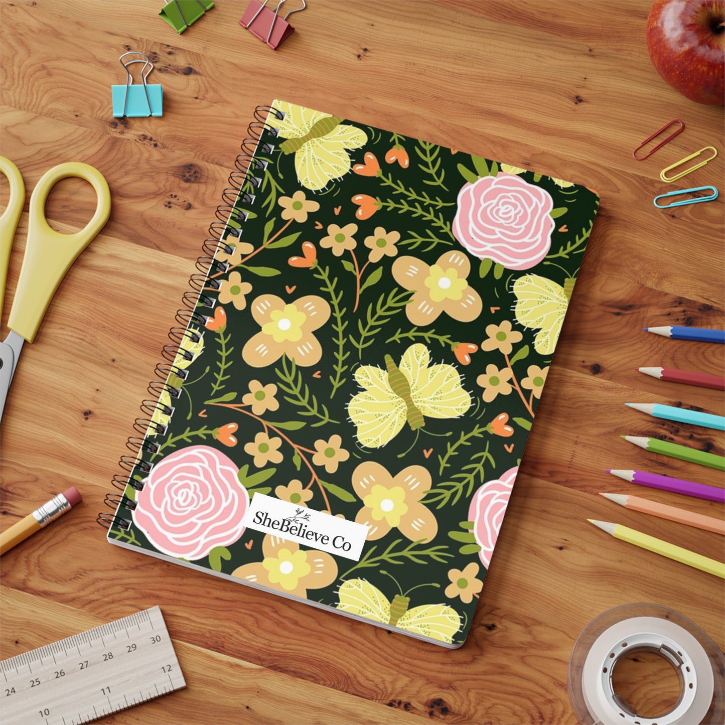 Flowers & Butterflies Wellness Journal & Planner