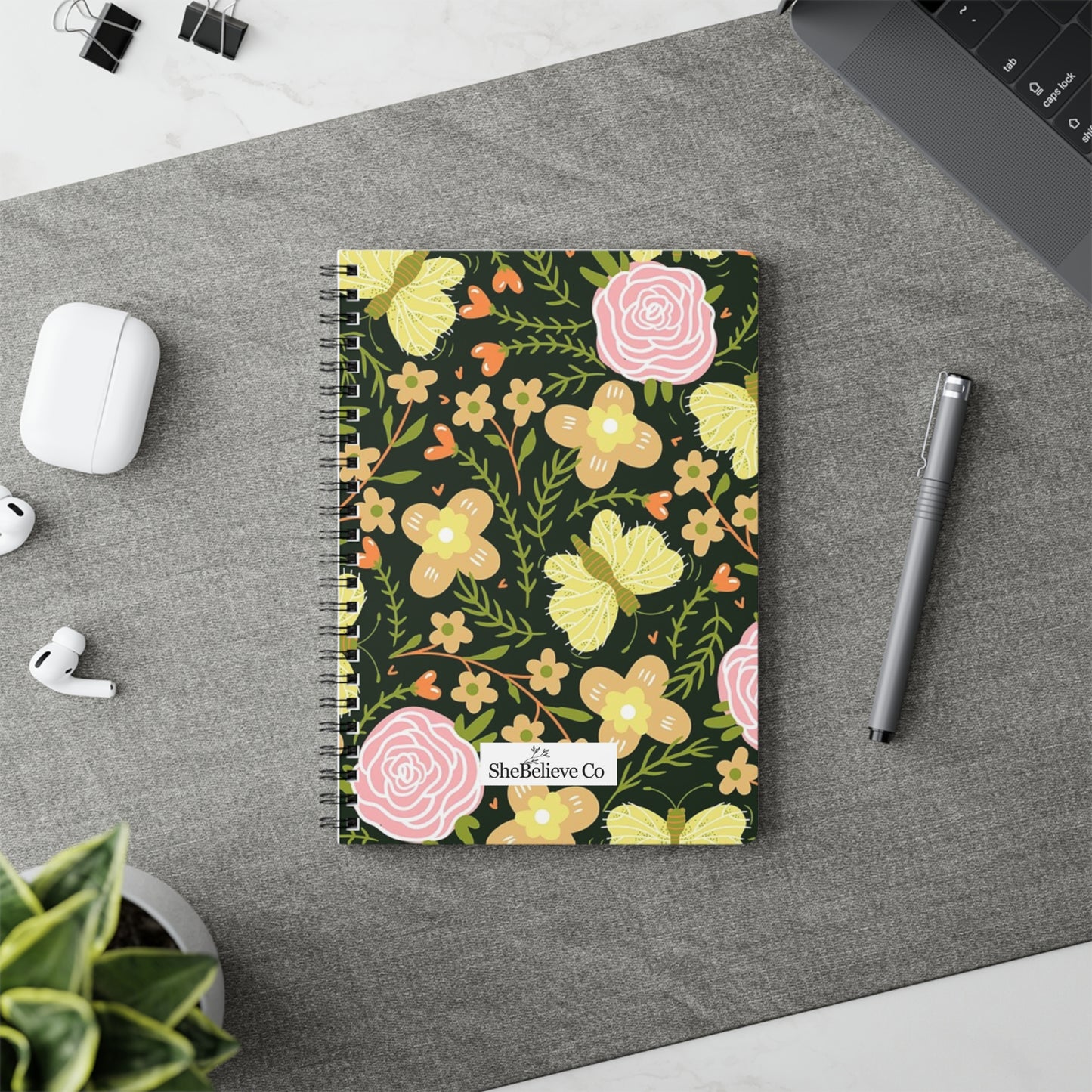 Flowers & Butterflies Wellness Journal & Planner