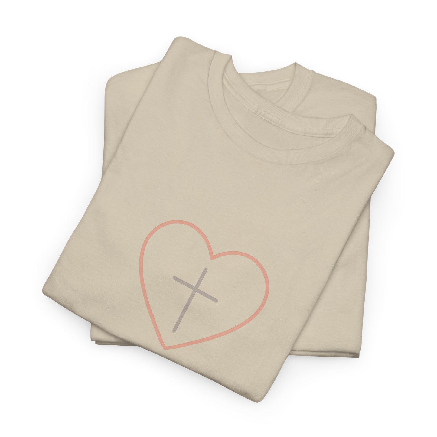 Heart of Faith Tee – Cross Within T-Shirt