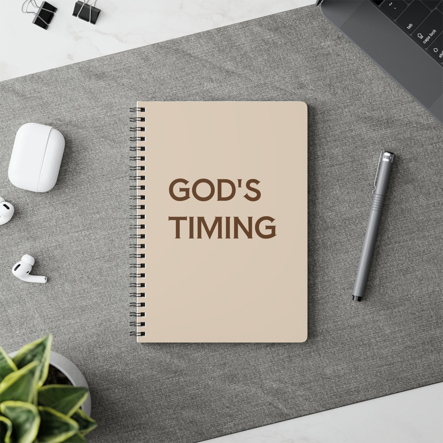God's Timing Christian Journal Notebook