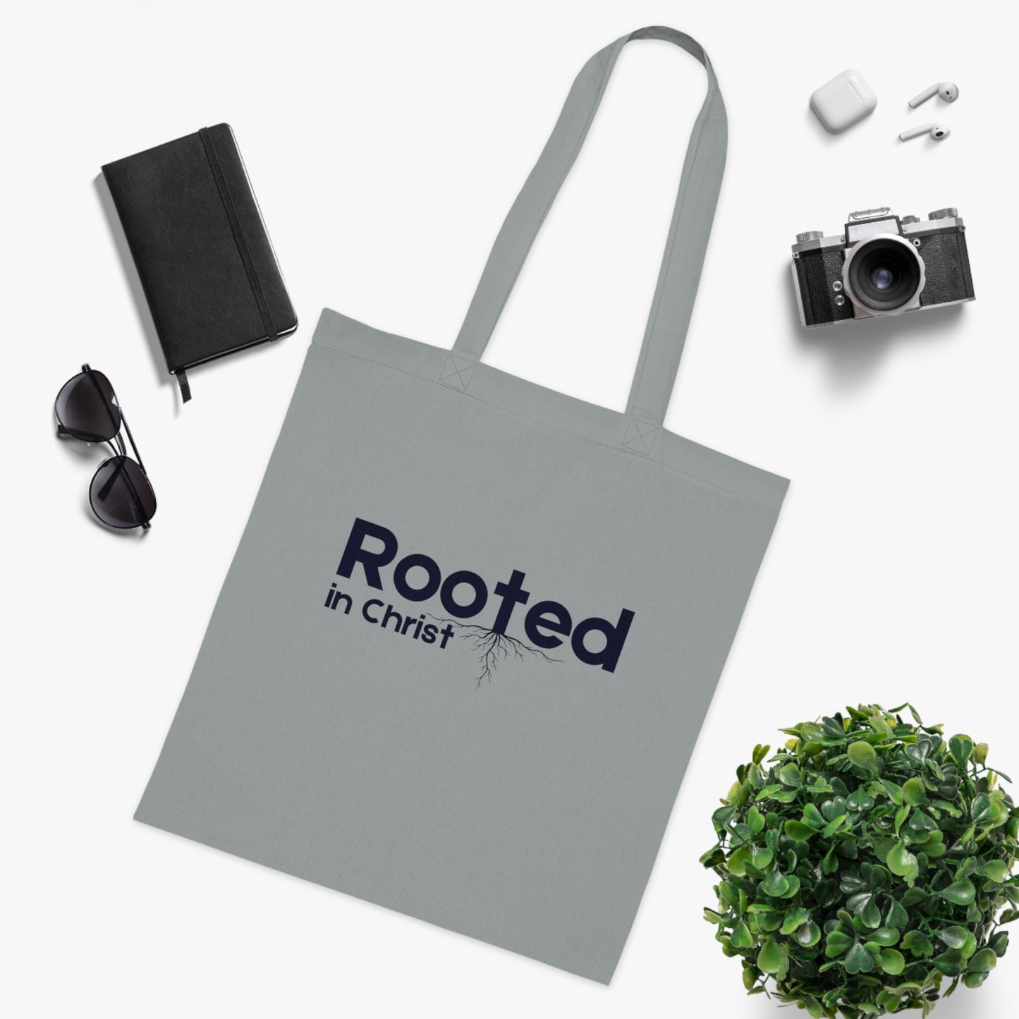Christian Totebag Rooted In Christ