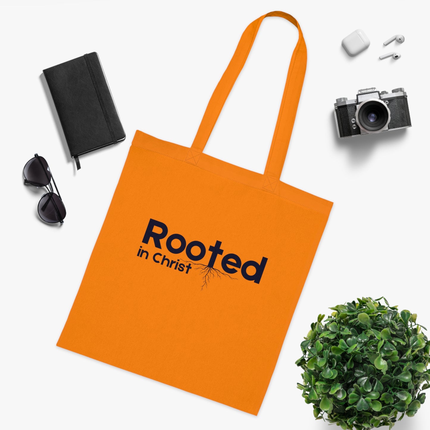 Christian Totebag Rooted In Christ