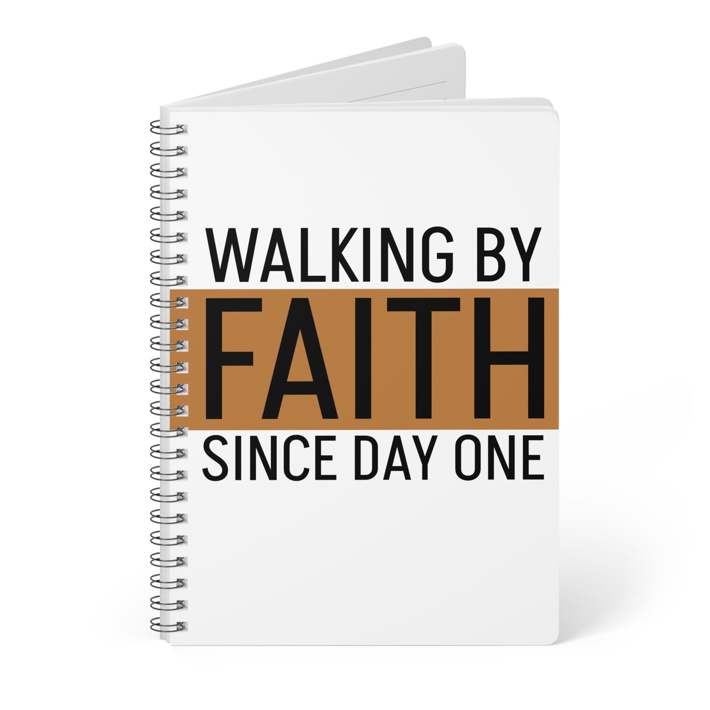 Notebook | Walking by Faith Journal - White