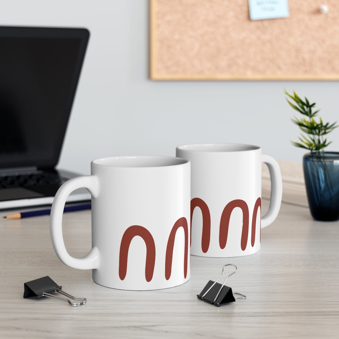 Arch Shape design White Coffee Mug