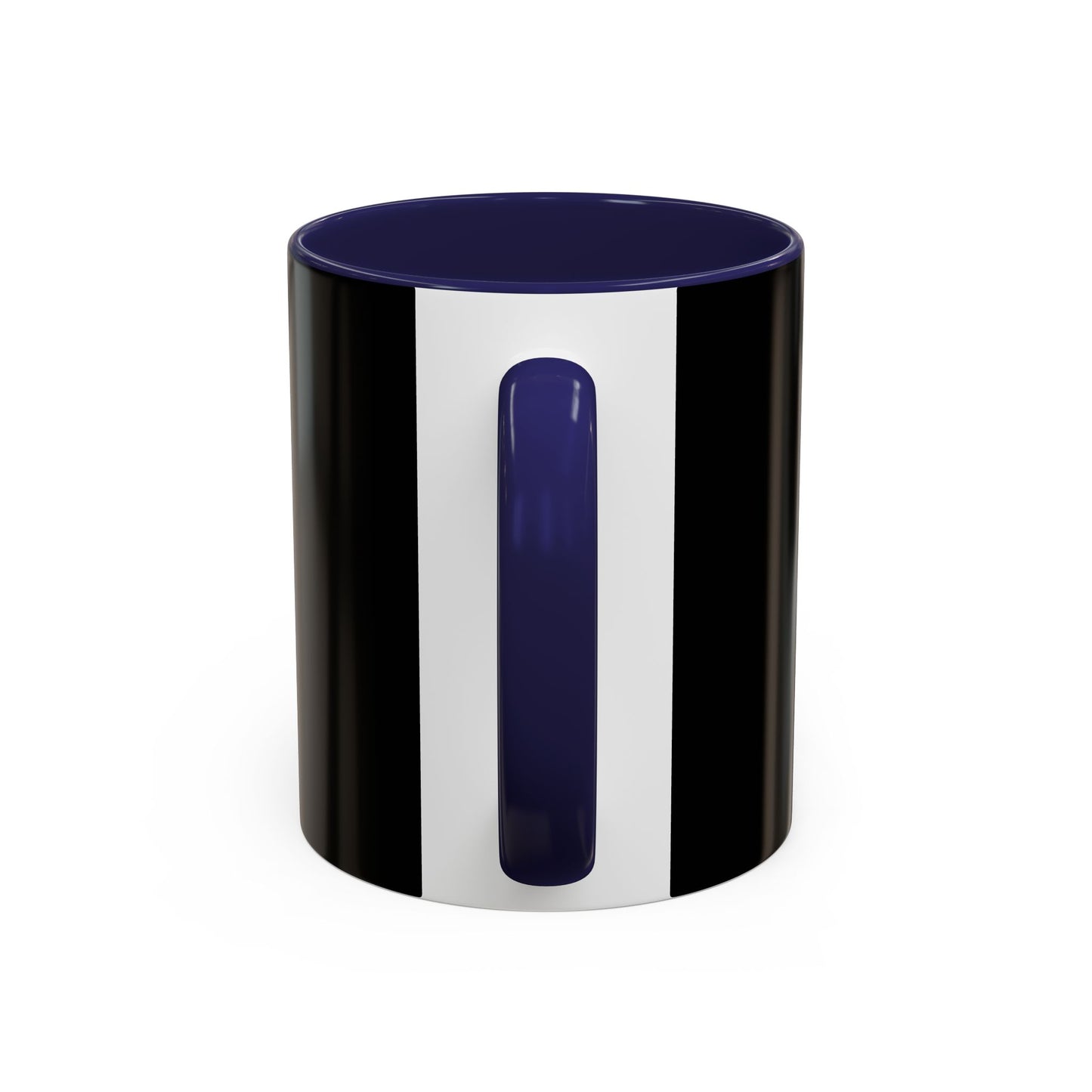 Walking by Faith Since Day One - Accent Coffee Mug,  Black