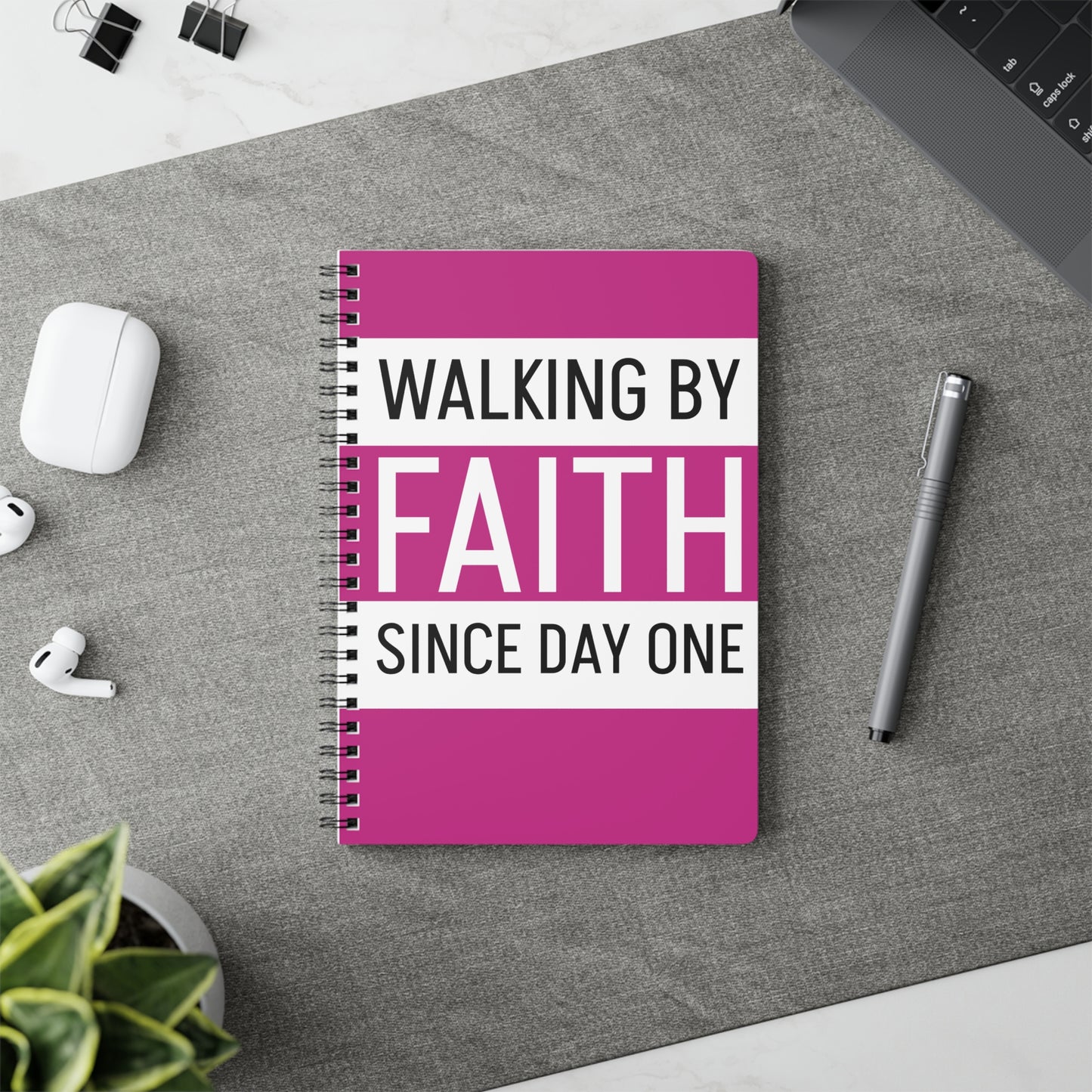 Notebook | Walking by Faith Journal - Pink