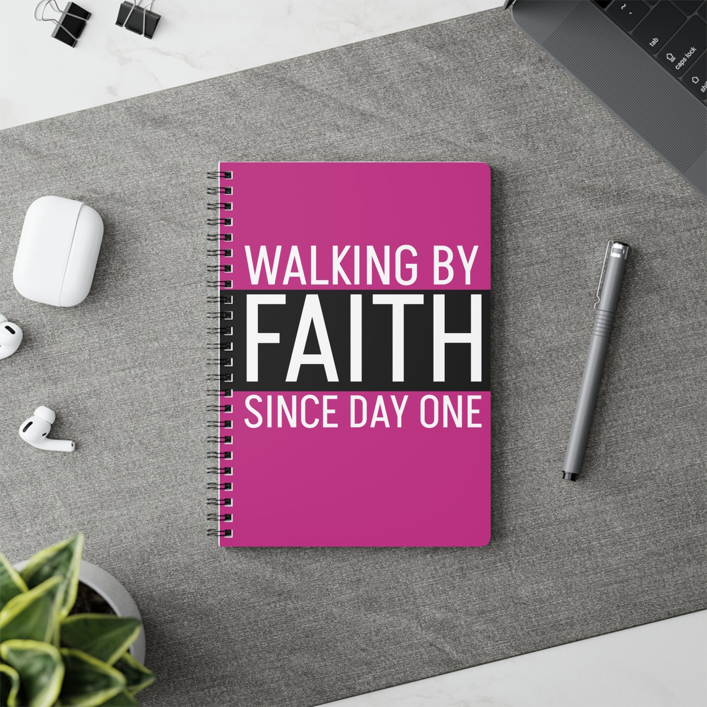 Notebook | Walking by Faith Journal - Pink