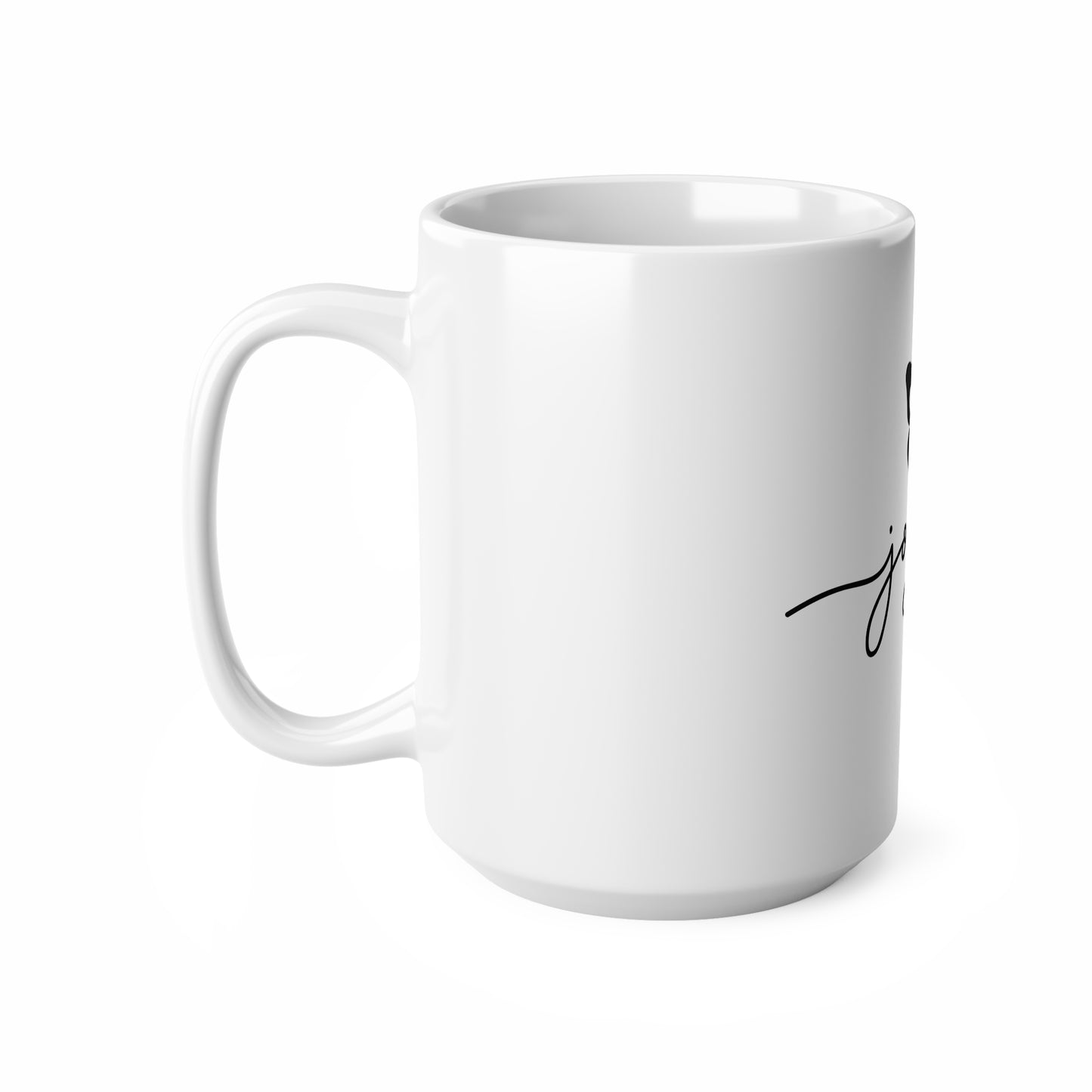 Joyful Ceramic Coffee Cups - 11oz & 15oz, Mug