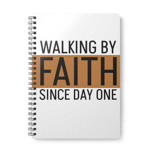 Notebook | Walking by Faith Journal - White