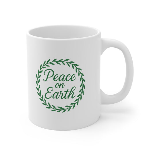 Peace on Earth Christmas Mug 11oz 15oz