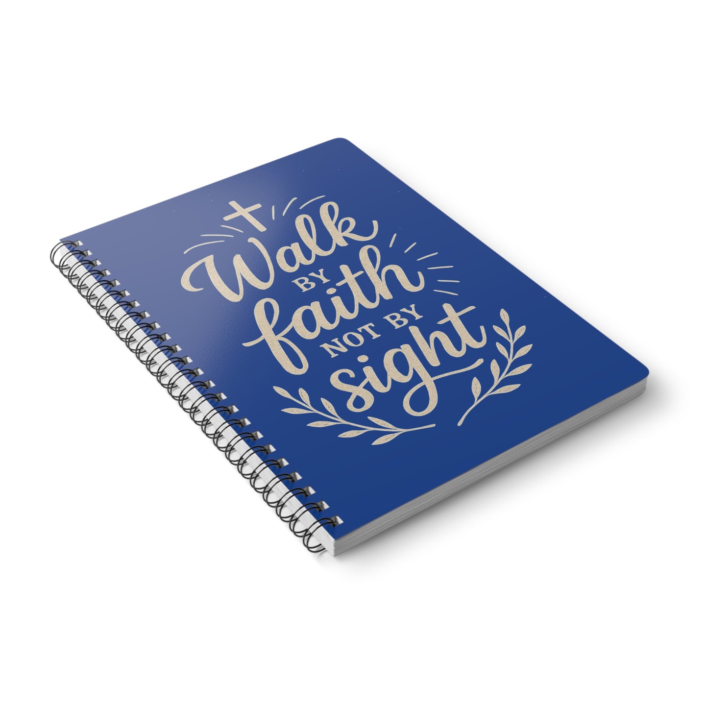 Walk by Faith Not By Fear Journal Notebook - Blue