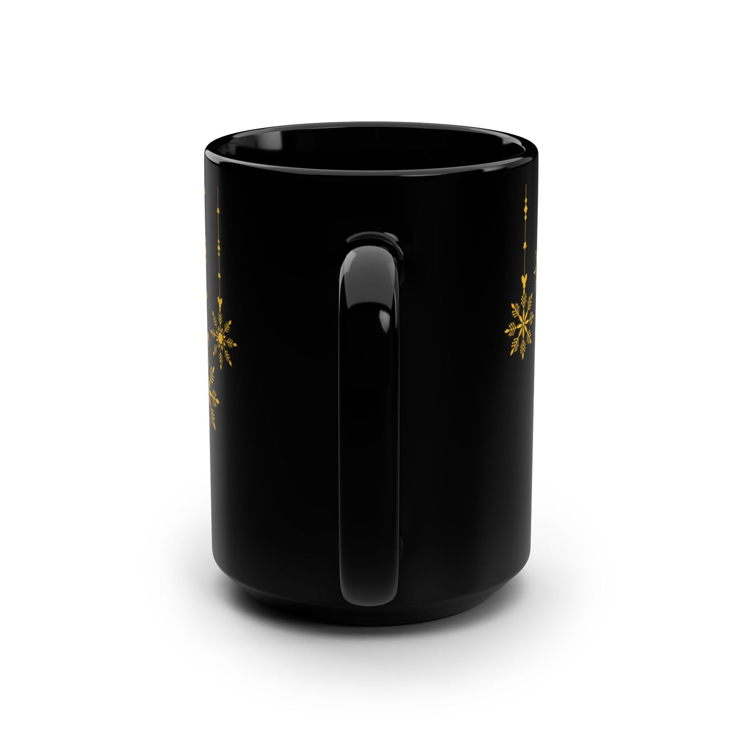 Gold Hanging Christmas Mug 15oz