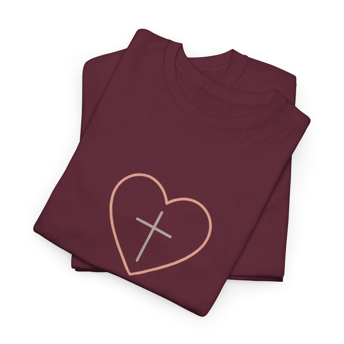 Heart of Faith Tee – Cross Within T-Shirt