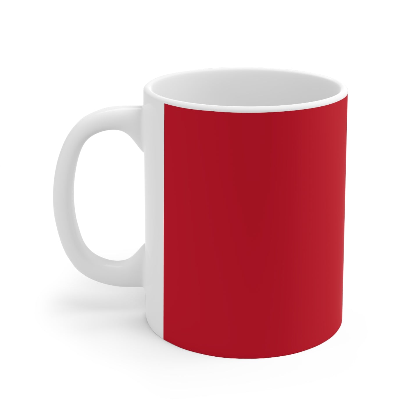 Merry and Bright Christmas Mug - 11oz 15oz Red