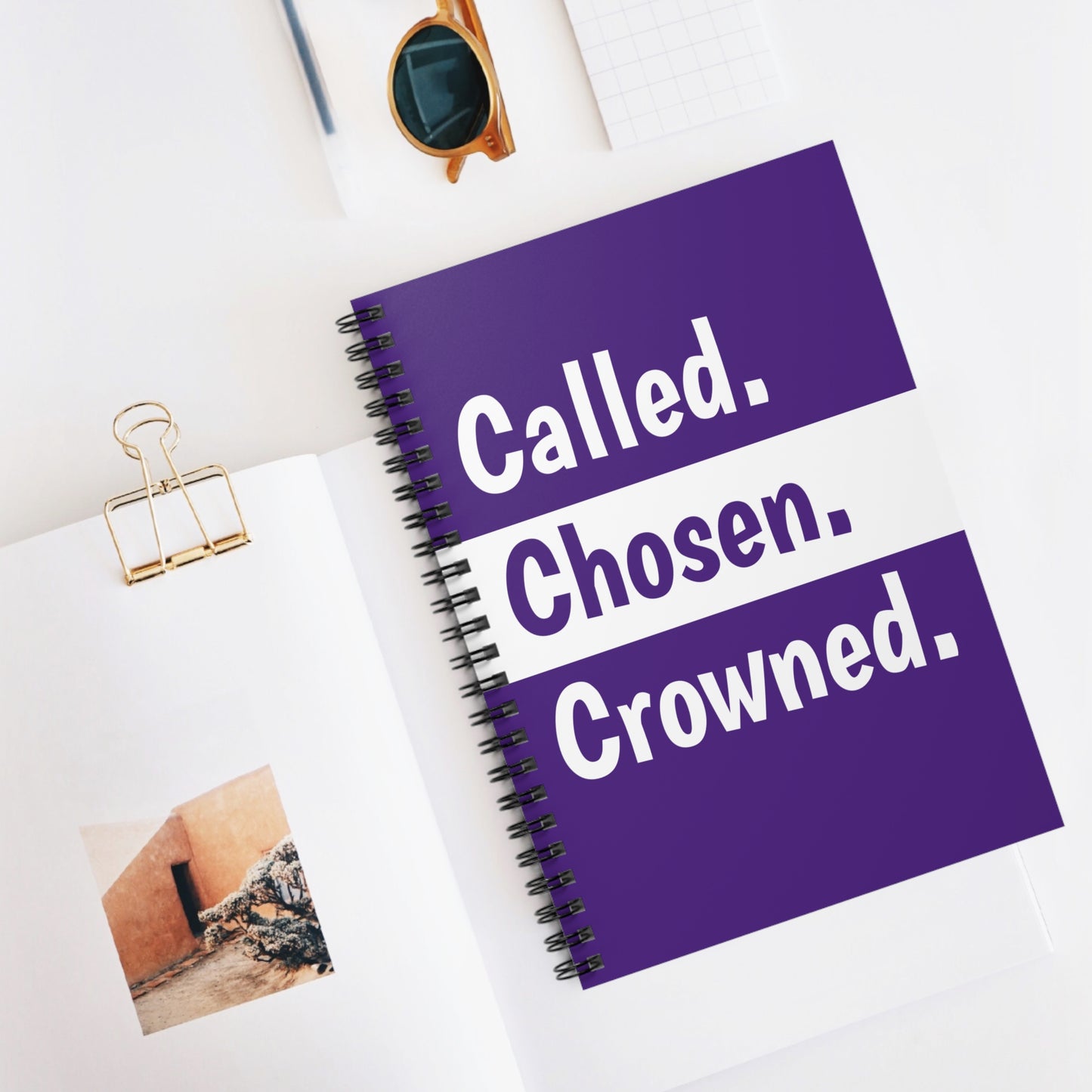 Called, Chosen, Crowned: A Royal Faith Journal for Women of Divine Purpose Notebook, Purple