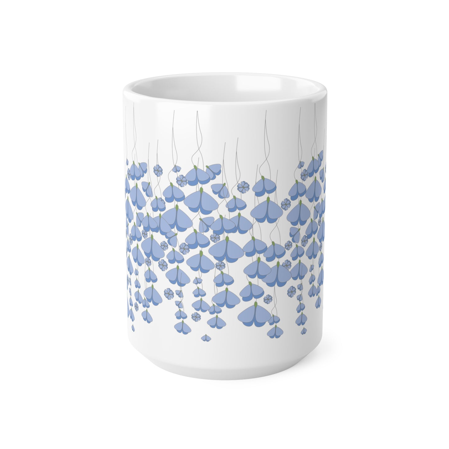 Blue Butterflies Coffee Cups - 11oz & 15oz, Mug