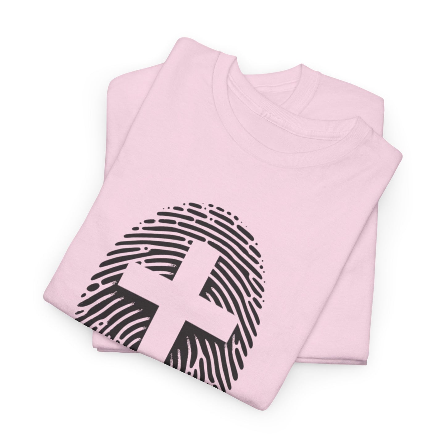 Black Finger Print Christ identity T-Shirt