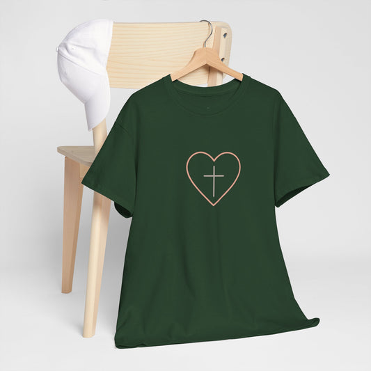 Heart of Faith Tee – Cross Within T-Shirt