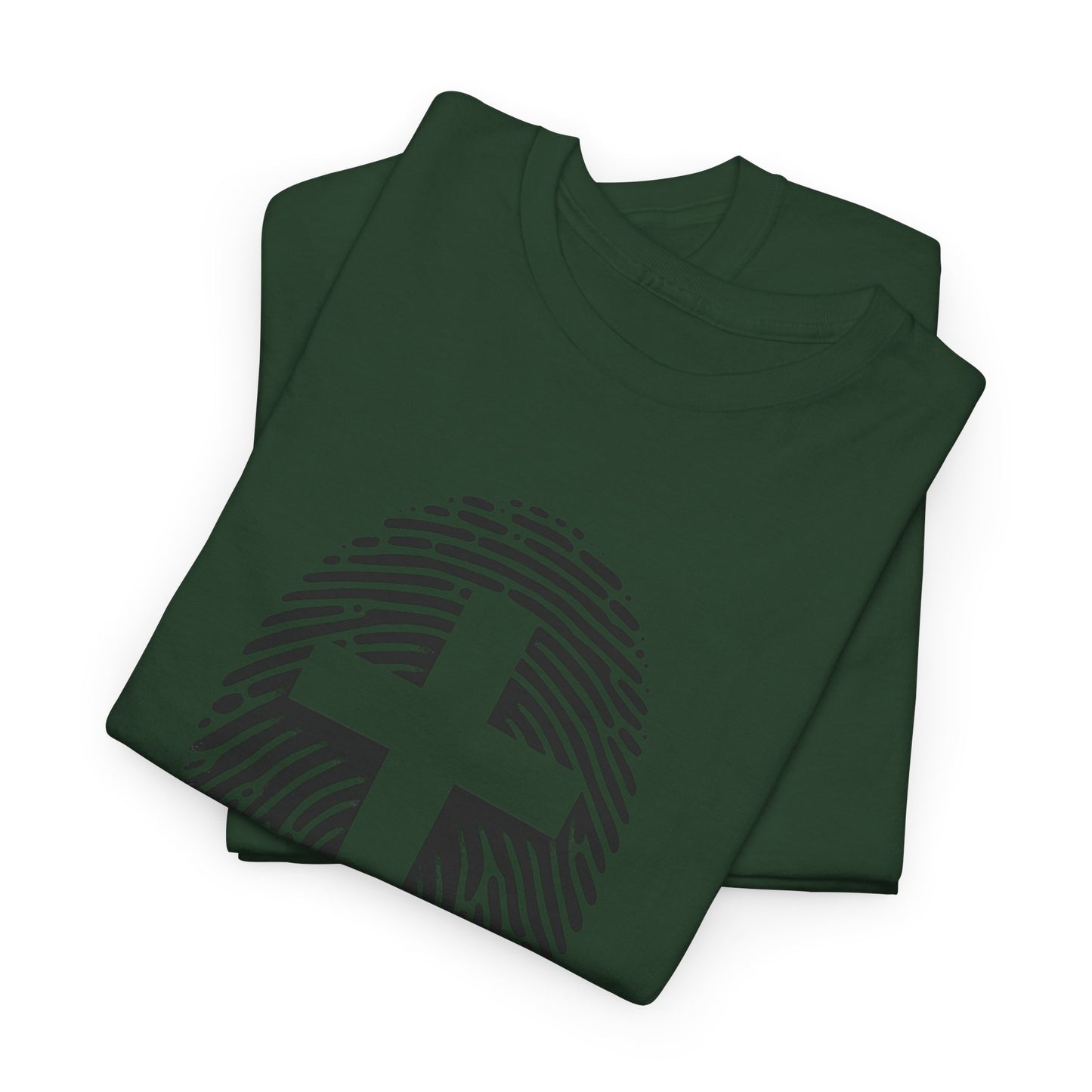 Black Finger Print Christ identity T-Shirt