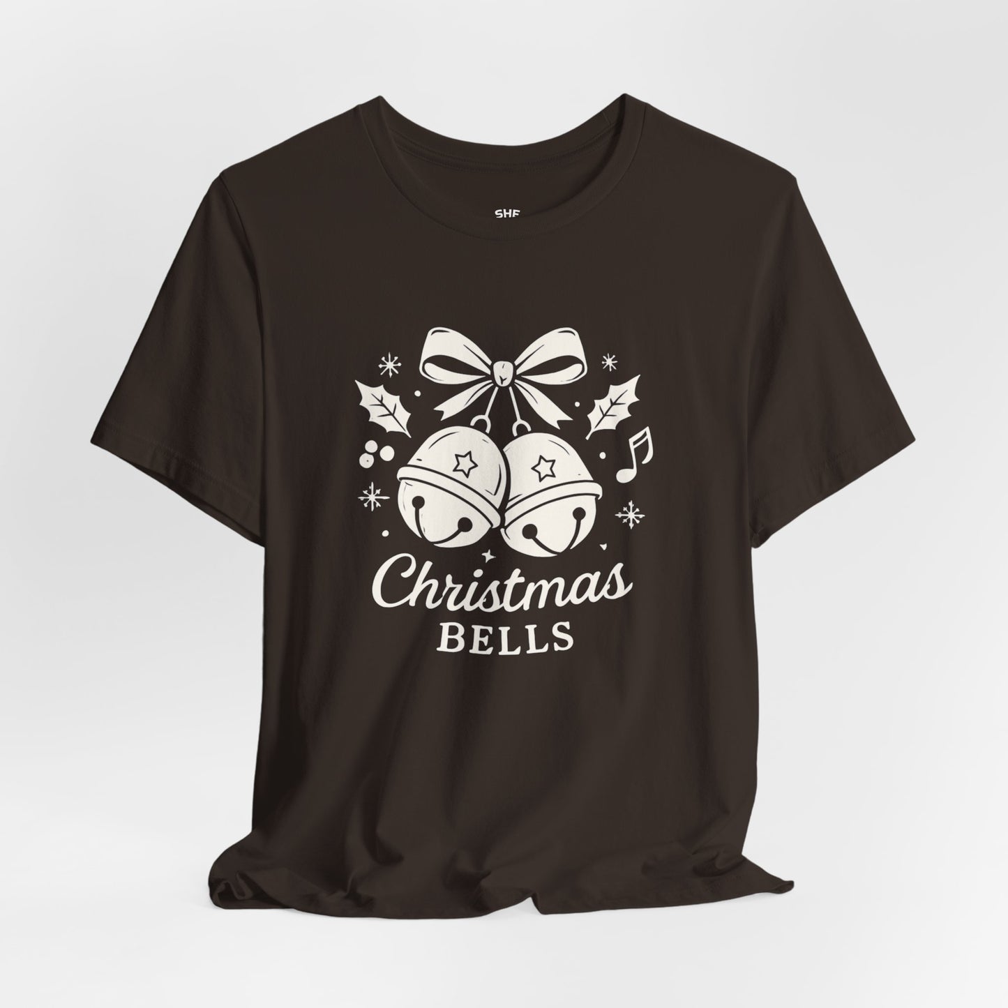 Christmas Bells T-Shirt — Festive Holiday Tee with Jingle Bell Design