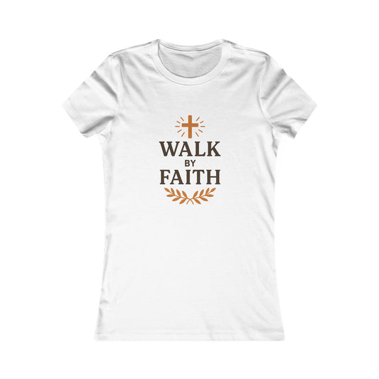 Walk by Faith Slim Fit T-Shirt - White