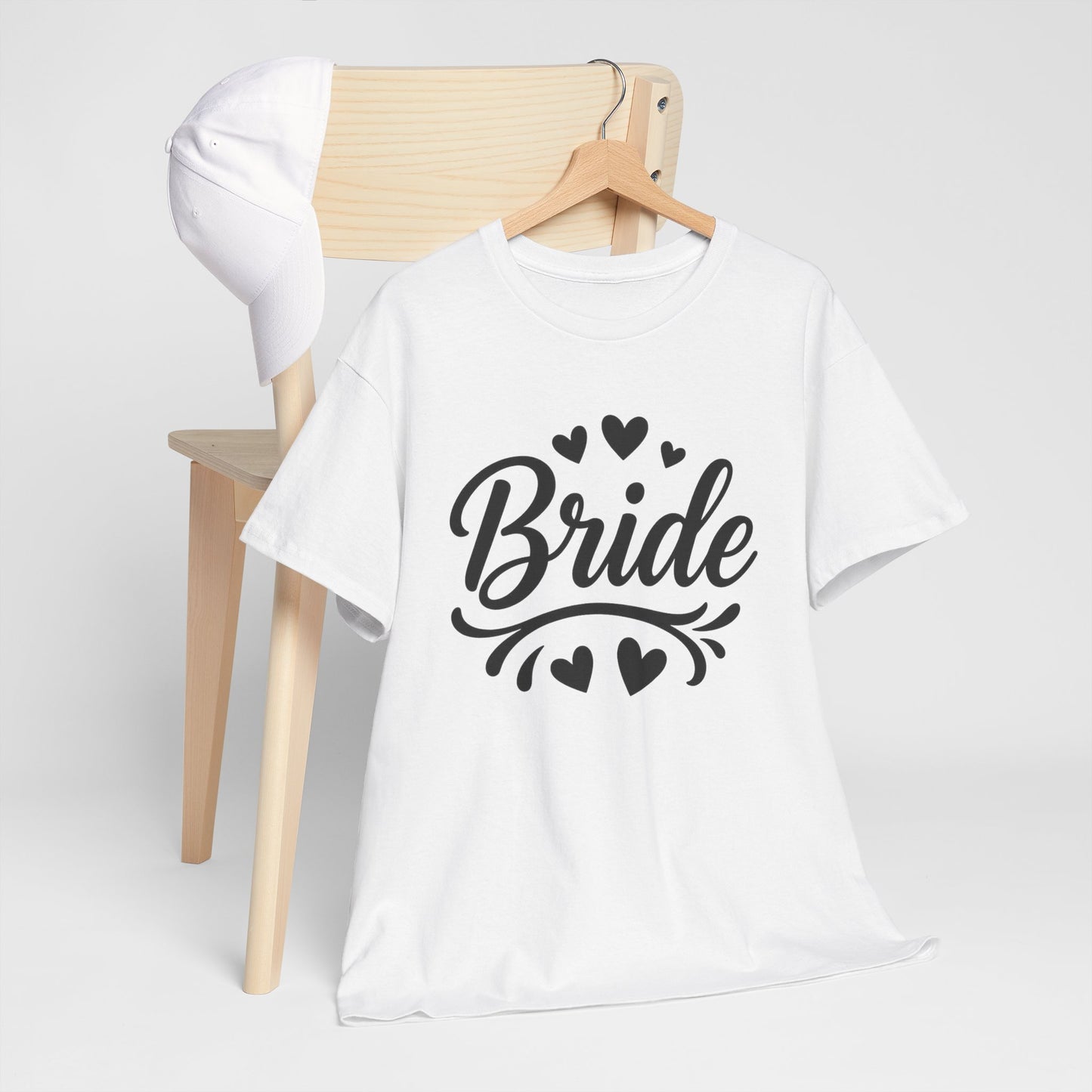 Bride and hearts Heavy Cotton T-Shirt