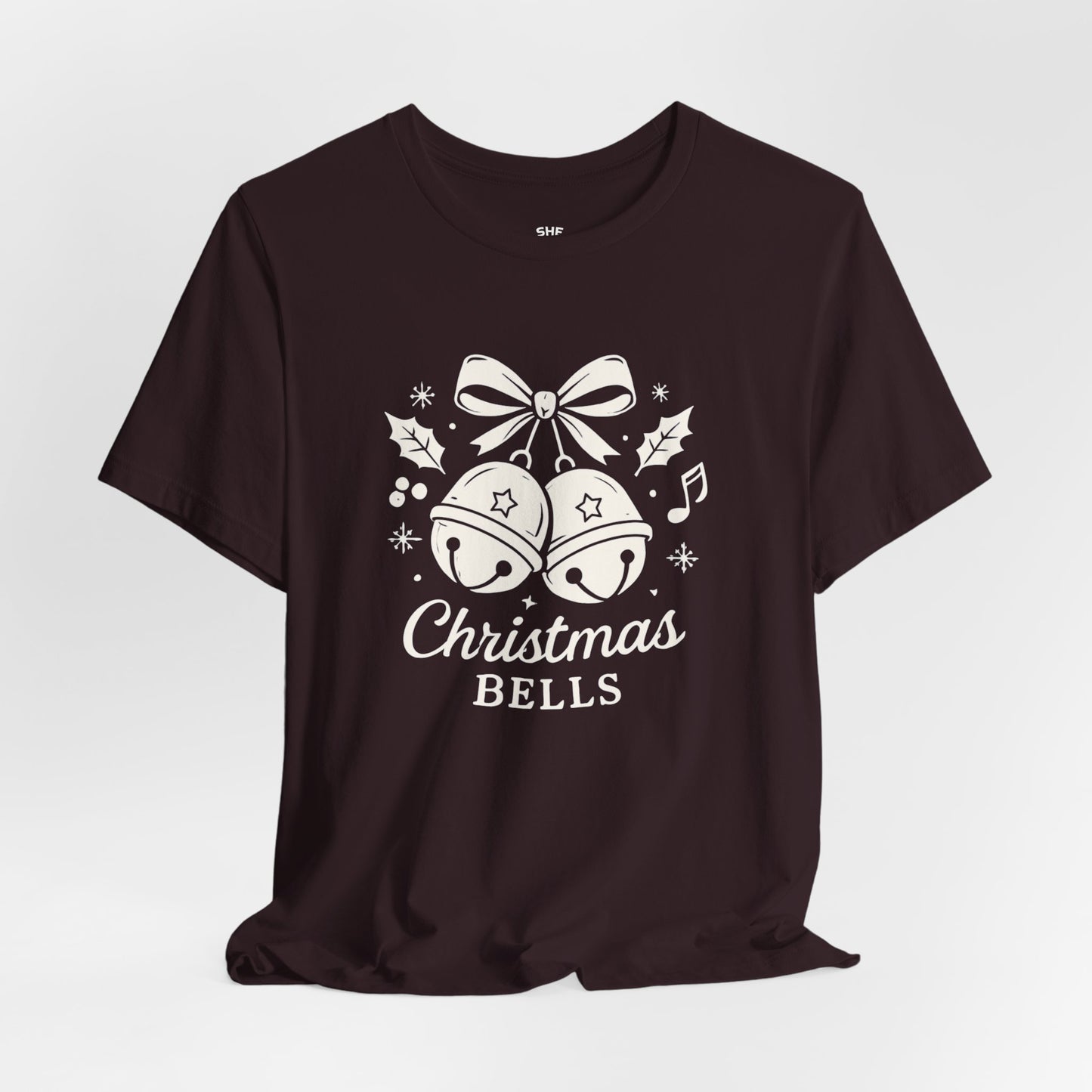 Christmas Bells T-Shirt — Festive Holiday Tee with Jingle Bell Design