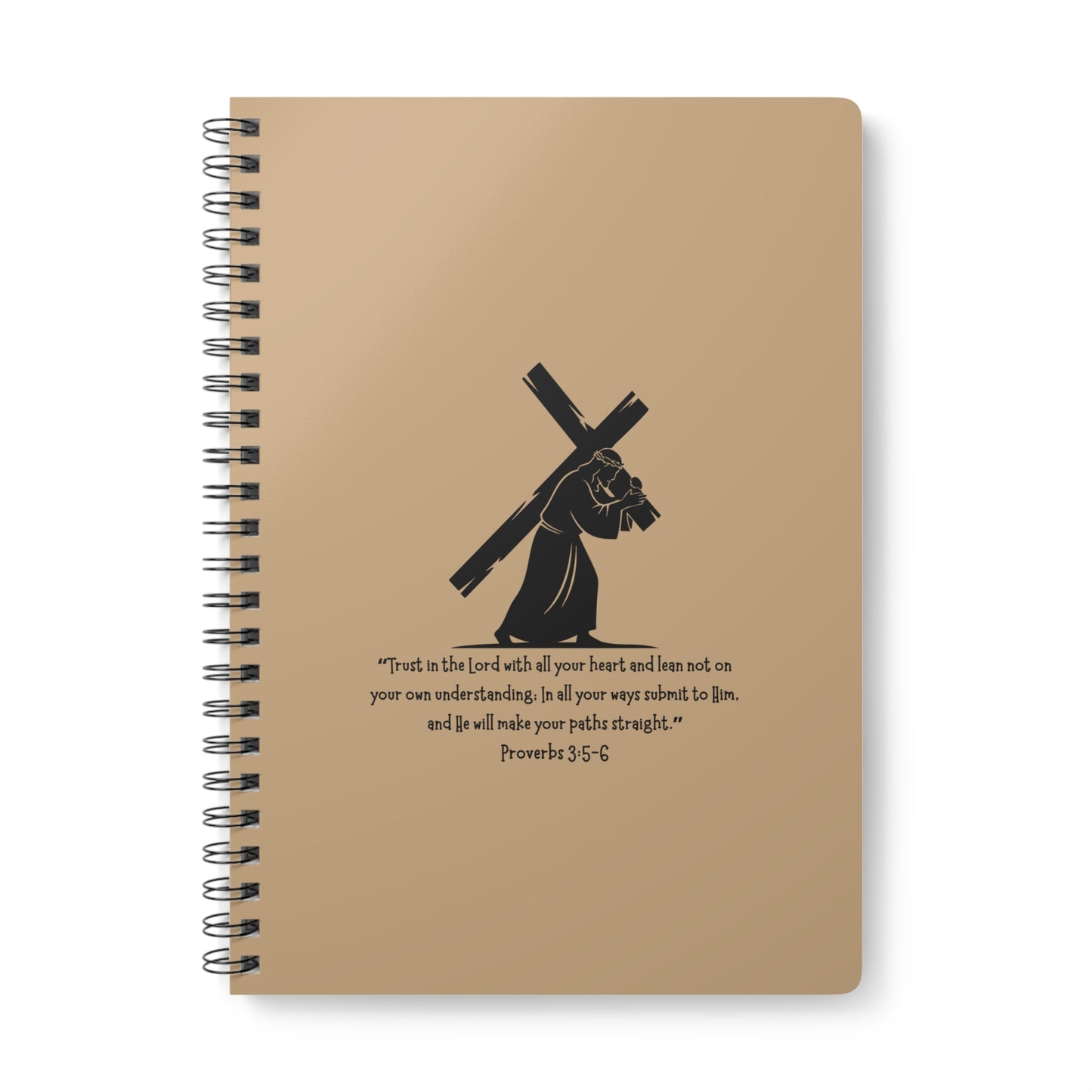 Christian Journal Notebook - Trust in the LORD with all your heart Proverbs 3:5-6
