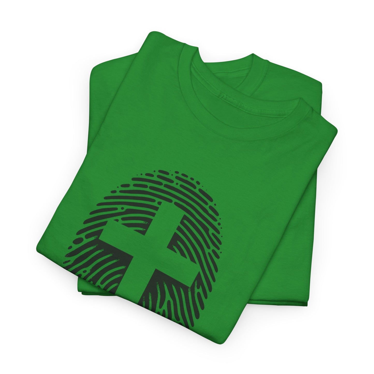 Black Finger Print Christ identity T-Shirt